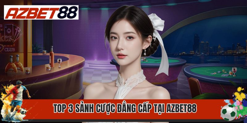 Trang chủ 32 Top 3 sảnh cược đẳng cấp tại AZbet88